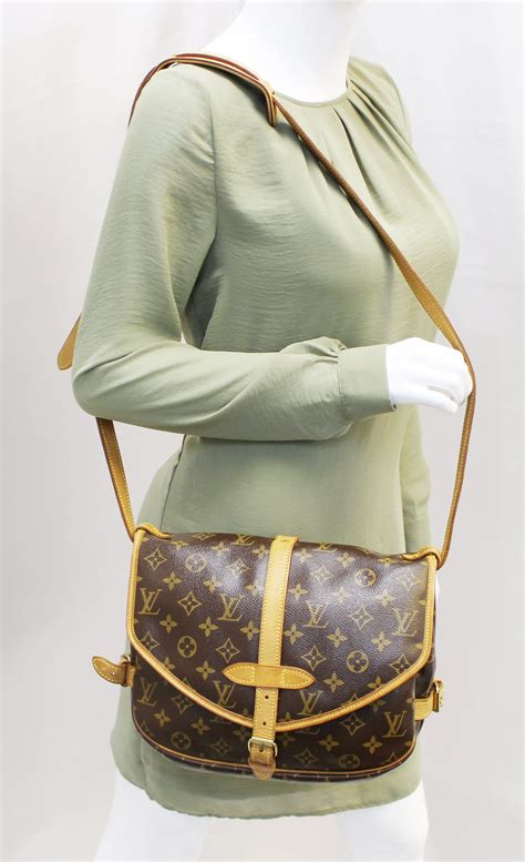 sac saumur louis vuitton|Louis Vuitton monogram bag.